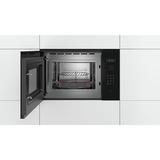 Bosch Serie 6 BEL554MB0 microondas Integrado Microondas combinado 25 L 900 W Negro, Acero inoxidable negro, Integrado, Microondas combinado, 25 L, 900 W, Tocar, Negro, Acero inoxidable