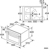 Bosch Serie 6 CMA585GS0 microondas 900 W Acero inoxidable acero fino, 900 W, Giratorio, Tocar, Acero inoxidable, Abajo, LCD, Electrónico