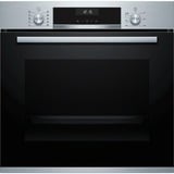 Bosch Serie 6 HBA537BS0 horno 71 L A Negro, Acero inoxidable acero fino, Medio, Horno eléctrico, 71 L, 71 L, 50 - 275 °C, 275 °C