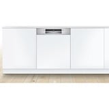 Bosch Serie 6 SMI6ZCS07E lavavajilla Semi integrado 14 cubiertos C, Lavavajillas acero fino, Semi integrado, Tamaño completo (60 cm), Blanco, Acero inoxidable, Botones, Tocar, 1,75 m