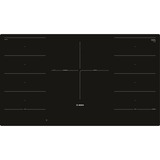 Bosch Serie 8 PXV901DV1E hobs Negro Integrado Con placa de inducción 5 zona(s), Calentador autárquico negro, Negro, Integrado, Con placa de inducción, Vidrio y cerámica, 5 zona(s), 5 zona(s)