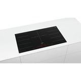 Bosch Serie 8 PXV901DV1E hobs Negro Integrado Con placa de inducción 5 zona(s), Calentador autárquico negro, Negro, Integrado, Con placa de inducción, Vidrio y cerámica, 5 zona(s), 5 zona(s)