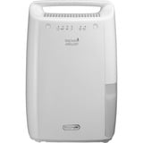 DeLonghi DEX210 2,1 L 37 dB Blanco, Deshumidificador blanco, 230 V, 50 Hz, 2 - 30 °C, 334 mm, 220 mm, 508 mm