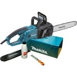 Makita UC4051AK 2200W Negro, Azul sierra eléctrica, Motosierra azul/Negro, 40 cm, 14,5 m/s, 76,2 / 8 mm (3 / 8"), 1,3 mm, Negro, Azul, 0,2 L