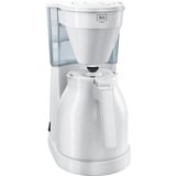 Melitta 1023-05 Totalmente automática Cafetera de filtro blanco, Cafetera de filtro, De café molido, 1050 W, Blanco