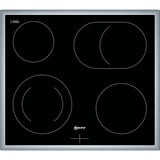 Neff XED342 sets de electrodoméstico de cocina Cerámico Horno eléctrico, Juego de cocina acero fino, Cerámico, 4 zona(s), Vidrio y cerámica, Negro, Tocar, 58,3 cm