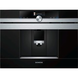 Siemens CT636LES1 cafetera eléctrica Totalmente automática Máquina espresso 2,4 L, Superautomática negro/Acero fino, Máquina espresso, 2,4 L, Granos de café, Molinillo integrado, 1600 W, Negro, Acero inoxidable