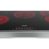 Siemens ET845FCP1D hobs Negro, Acero inoxidable Integrado Cerámico 5 zona(s), Calentador autárquico negro/Acero fino, Negro, Acero inoxidable, Integrado, Cerámico, Vidrio y cerámica, 5 zona(s), 5 zona(s)