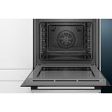 Siemens HB517ABS0 horno 71 L A Negro, Acero inoxidable acero fino, Medio, Horno eléctrico, 71 L, 71 L, 50 - 275 °C, 275 °C