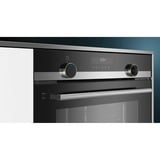 Siemens iQ500 HB578BBS6 horno 71 L 3600 W A Negro, Acero inoxidable negro/Acero fino, Medio, Horno eléctrico, 71 L, 3600 W, 30 - 275 °C, Integrado