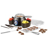 Unold 48667 0.25L fondue, gourmet y wok marrón/Plateado, 0,25 L, Negro, Alrededor, 0,9 m, 25 °C, Aluminio