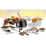 Unold 48667 0.25L fondue, gourmet y wok marrón/Plateado, 0,25 L, Negro, Alrededor, 0,9 m, 25 °C, Aluminio