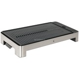 WMF 0415330011 Parrilla Rectangular Eléctrico Negro, Acero inoxidable 2000 W negro/Acero fino, 2000 W, Parrilla, Eléctrico, 270 x 410 mm, Rectangular, Negro, Acero inoxidable