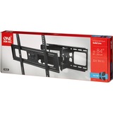 One for all WM 4661 soporte para TV 2,13 m (84") Negro, Soporte de pared negro, 81,3 cm (32"), 2,13 m (84"), 200 x 200 mm, 600 x 400 mm, 0 - 20°, Negro