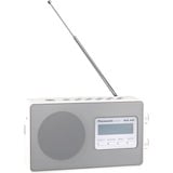 Panasonic RF-D10 Personal Digital Blanco radio blanco, Personal, Digital, DAB,DAB+,FM, 87,5 - 108 MHz, 2 W, Plano