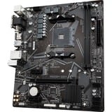 GIGABYTE A520M S2H placa base Zócalo AM4 micro ATX negro/Gris, AMD, Zócalo AM4, 3rd Generation AMD Ryzen™ 3, DDR4-SDRAM, 64 GB, DIMM