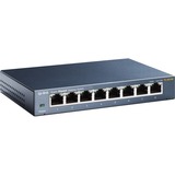 TL-SG108 No administrado Gigabit Ethernet (10/100/1000) Negro, Interruptor/Conmutador