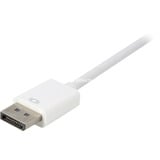 Sharkoon DisplayPort 1.2 > DVI24+1 Converter, Cable blanco