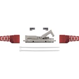 goobay 79577 accesorio para cable, Embrague gris/Rojo, Gris, Rojo, 250 MHz, IDC, CE, 65 mm, 11 mm