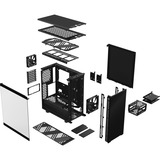 Fractal Design Define 7 Compact Midi Tower Negro, Cajas de torre negro, Midi Tower, PC, Negro, ATX, micro ATX, Micro-ITX, Aluminio, Acero, Vidrio templado, Hogar / Oficina