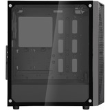 SilverStone FARA B1 RGB Torre Negro, Cajas de torre negro, Torre, PC, Negro, ATX, micro ATX, Mini-ITX, Plástico, Acero, Vidrio templado, Azul, Verde, Rojo