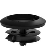 Logitech Mic Pod Mount, Soporte negro, Sistema de montaje, Logitech, Rally Mic Pod, Grafito, 2,5 cm, 6,5 cm