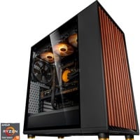ALTERNATE AGP-DESIGN-AMD-003, Gaming-PC negro/Madera