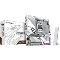 GIGABYTE B850M AORUS ELITE WIFI6E ICE, Placa base plateado/blanco