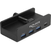 DeLOCK 64284, Hub USB negro