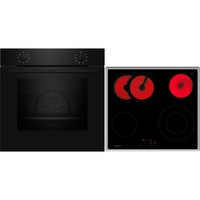 Neff BX16B, Juego para horno negro/Acero fino