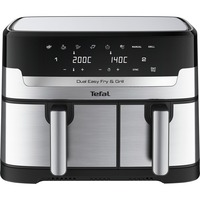 Tefal Easy Fry & Grill EY905D, Freidora de aire caliente acero fino/Negro