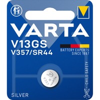 Varta -V13GS Pilas domésticas, Batería Batería de un solo uso, SR44, Óxido de plata, 1,55 V, 1 pieza(s), 155 mAh