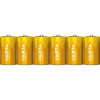 VARTA Longlife Extra D, 6x Batería de un solo uso Alcalino 6x, Batería de un solo uso, D, Alcalino, 1,5 V, 6 pieza(s), Azul, Amarillo