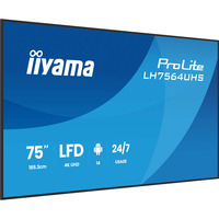 iiyama LH7564UHS-B1AG, Pantalla de gran formato negro (mate)