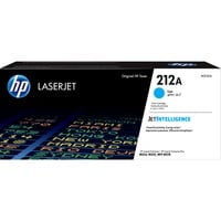 HP Cartucho de tóner Original LaserJet 212A cian 4500 páginas, Cian, 1 pieza(s)