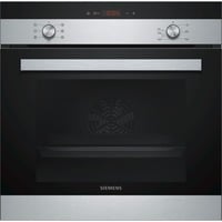 Siemens iQ100 HB113FBS1 horno 66 L A Negro, Acero inoxidable acero fino/Negro, Medio, Horno eléctrico, 66 L, 66 L, 50 - 270 °C, Integrado