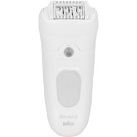 Braun 7500435225052, Depiladora blanco/Plateado