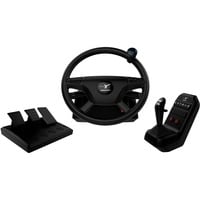 Aerosoft Truck & Bus Wheel System, Conjunto de simulador negro