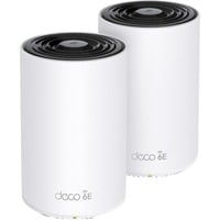 TP-Link Deco XE75(2-pack), Enrutador de malla blanco