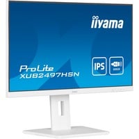 iiyama XUB2497HSN-W2, Monitor LED blanco (mate)