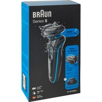 Braun Series 5 - 51-B1200s, Máquina de afeitar negro/Azul
