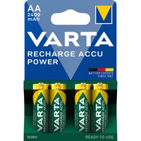 VARTA -56756B Pilas domésticas, Batería Batería recargable, AA, Níquel-metal hidruro (NiMH), 1,2 V, 4 pieza(s), 2400 mAh