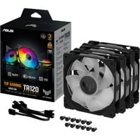 ASUS TUF GAMING TR120 ARGB, Ventilador negro/Transparente