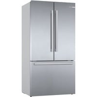 Bosch KFF96PIEP nevera puerta lado a lado Independiente 573 L E Acero inoxidable, French Door acero fino, Independiente, Puerta francesa, Acero inoxidable, LED, Acero inoxidable, 573 L