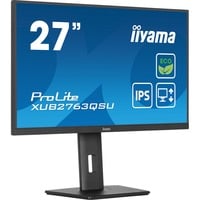 iiyama XUB2763QSU-B1, Monitor LED negro (mate)