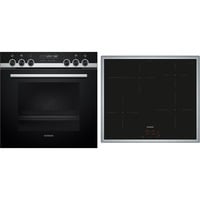 Siemens HE578BBS1, Juego de cocina negro/Acero fino