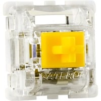 Sharkoon Gateron Pro 3.0 Yellow Switch-Set, Interruptor de botón amarillo/Transparente