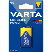 VARTA -4922/1 Pilas domésticas, Batería Batería de un solo uso, 9V, Alcalino, 9 V, 1 pieza(s), Azul, Oro