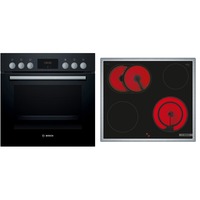 Bosch HEF113BA0, Juego de cocina negro/Acero fino