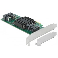 DeLOCK 90585 tarjeta y adaptador de interfaz Interno SFF-8643, Controlador PCIe, SFF-8643, Femenino, Verde, 32 Gbit/s, 5 - 50 °C